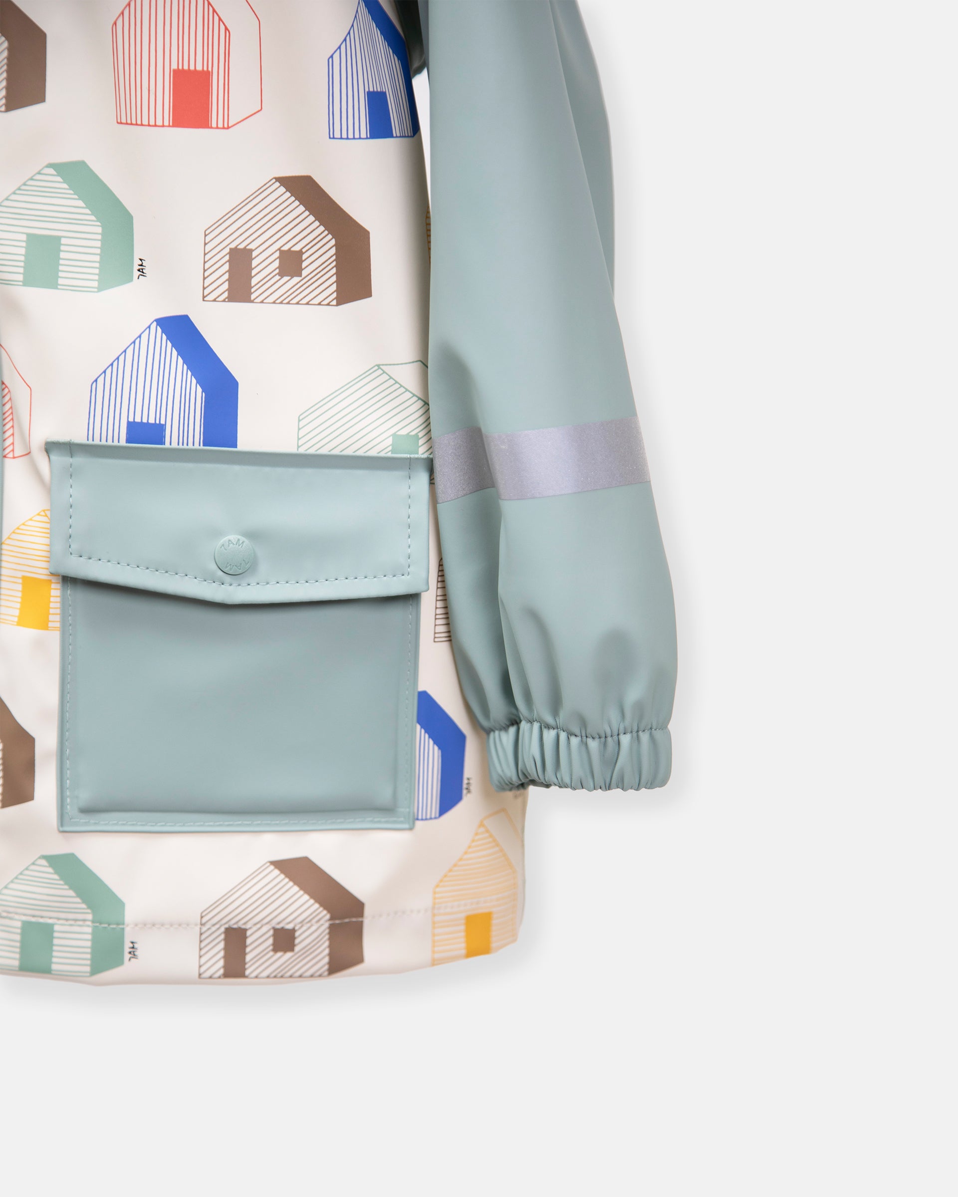 Rainy Houses Teal//