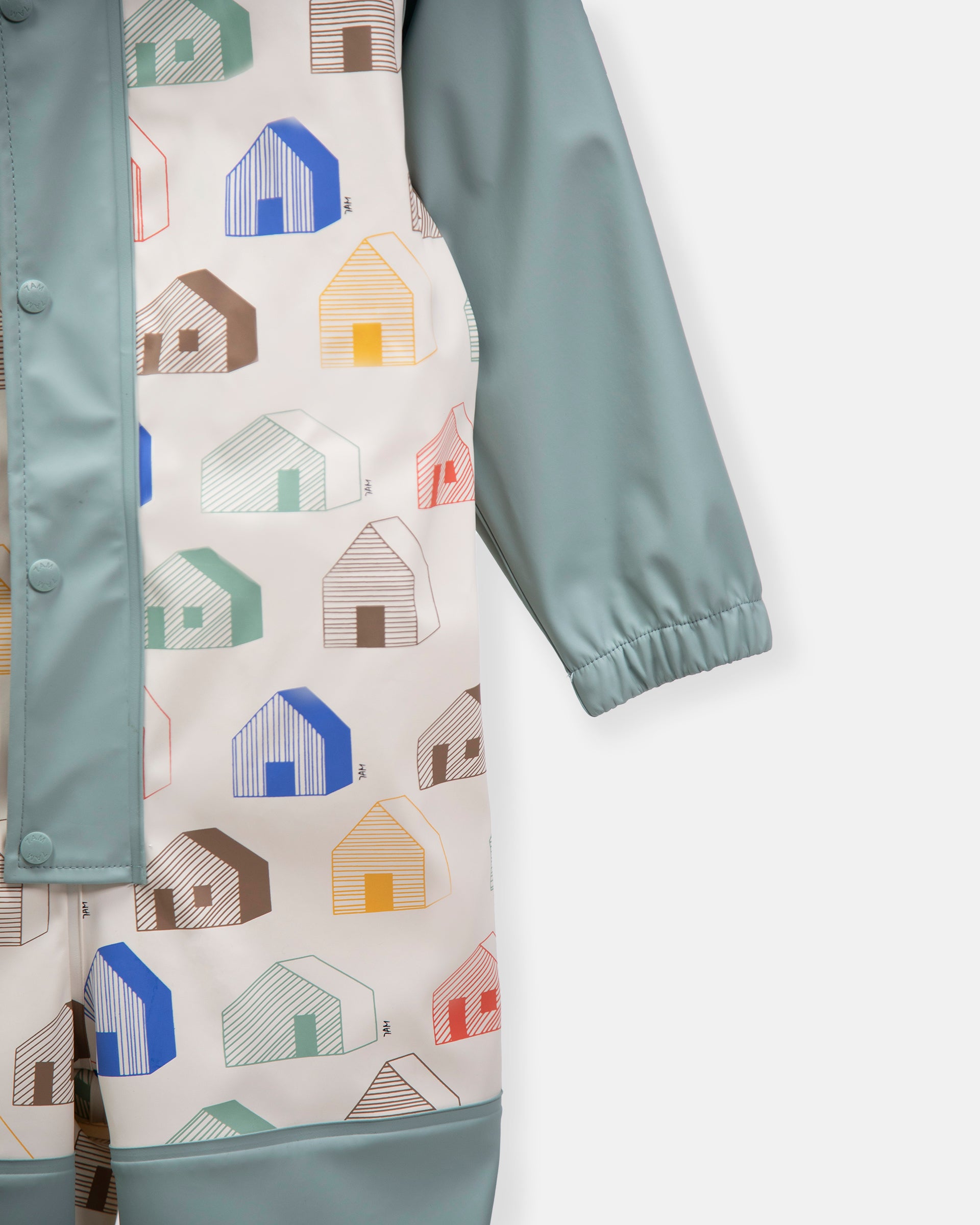 Rainy Houses Teal//