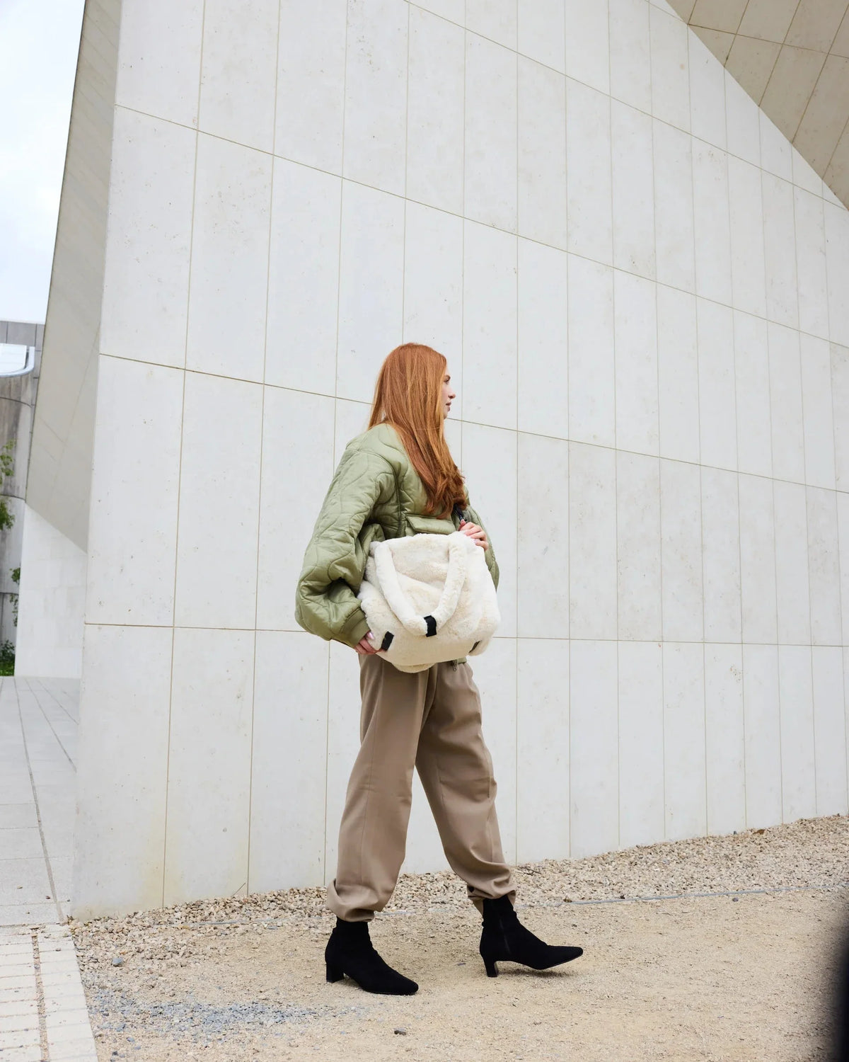 Arctic White Faux Fur - Alternate view