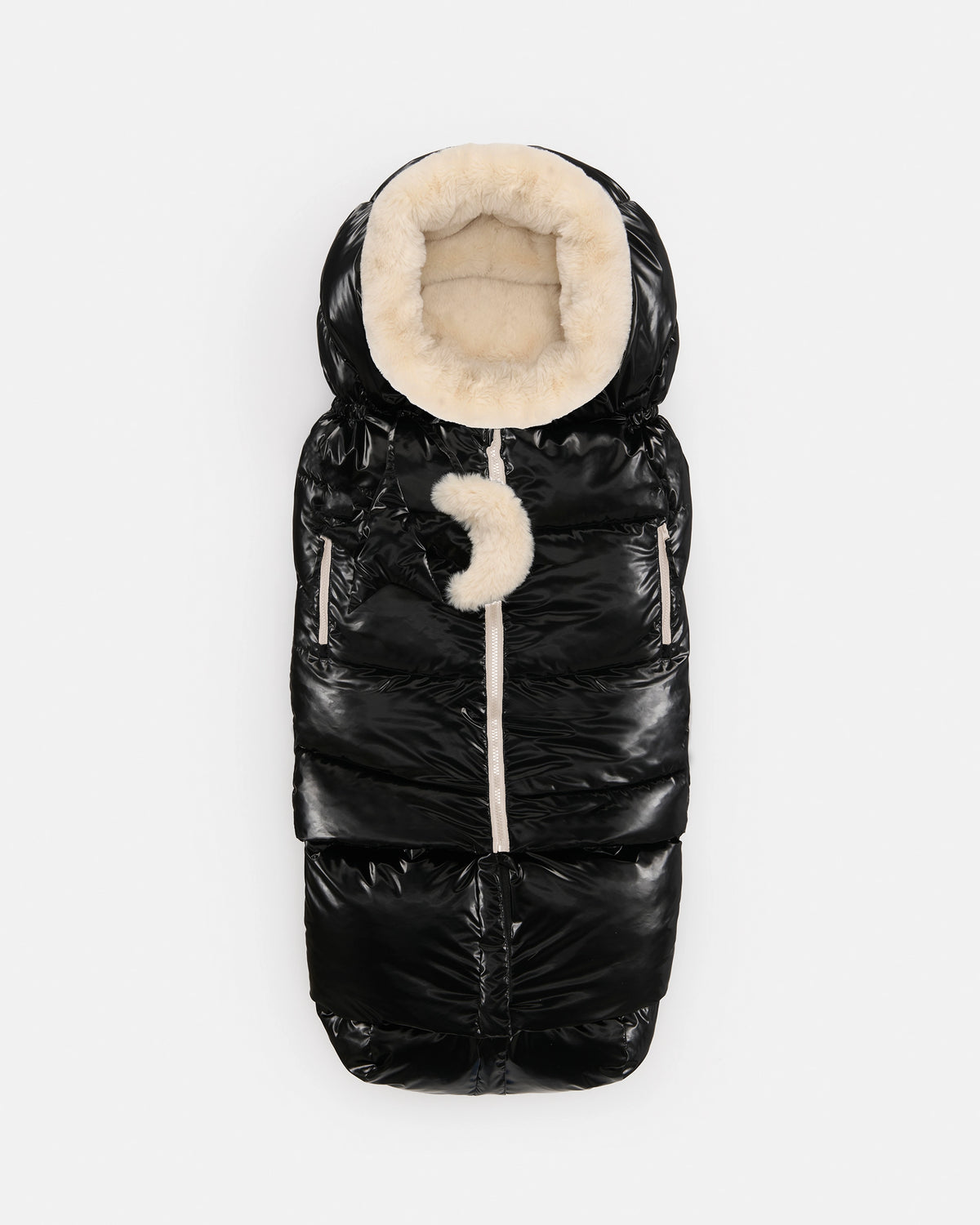 Black Liquid Shine Arctic Faux Fur