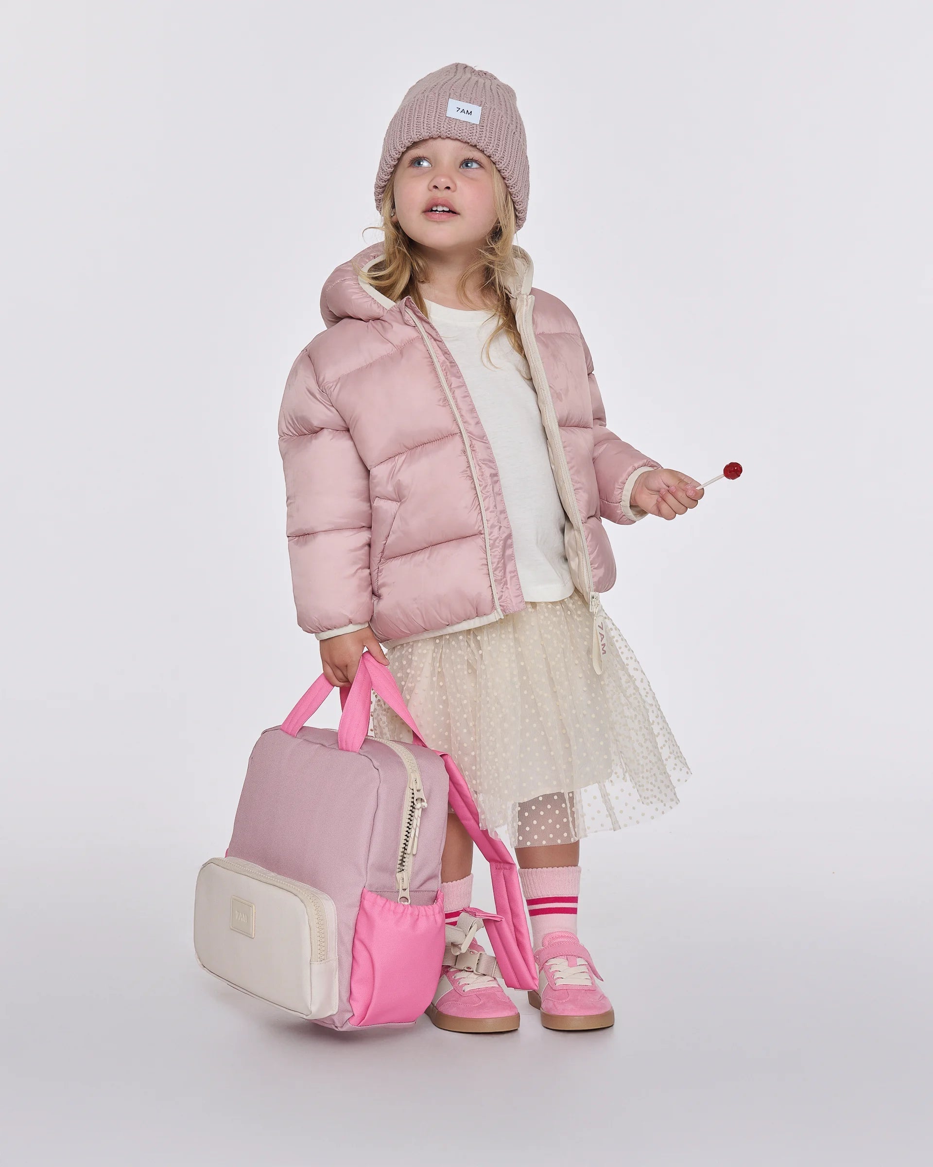 Ash Rose, Ecru, Pink//