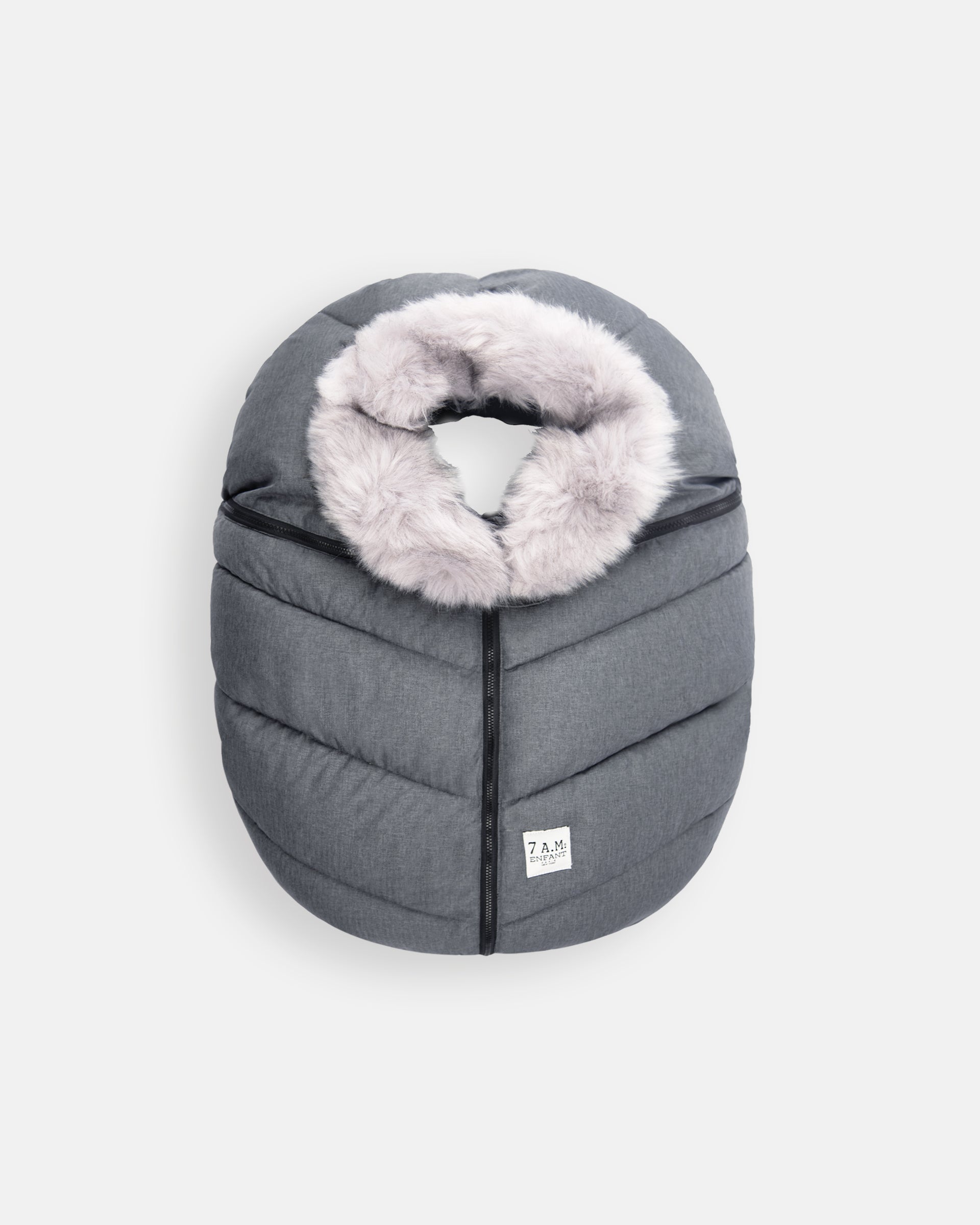 Heather Grey Dark - Arctic Faux Fur//