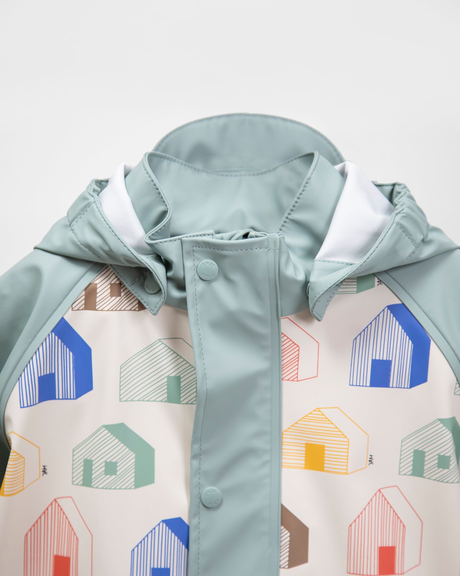 Rainy Houses Teal//