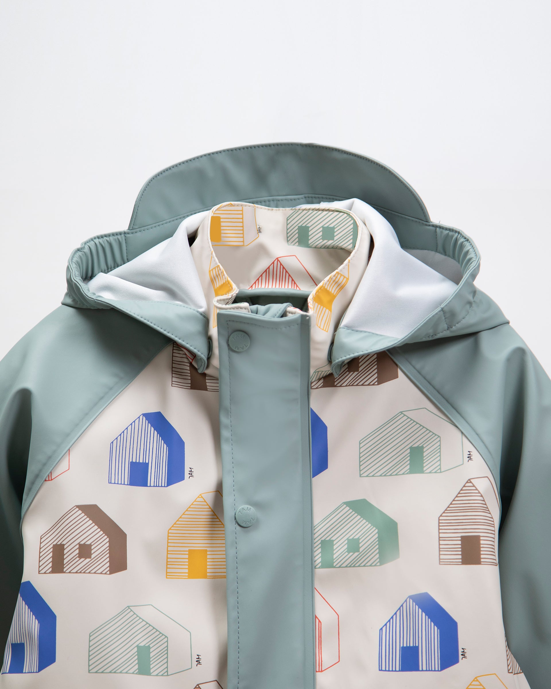 Rainy Houses Teal//