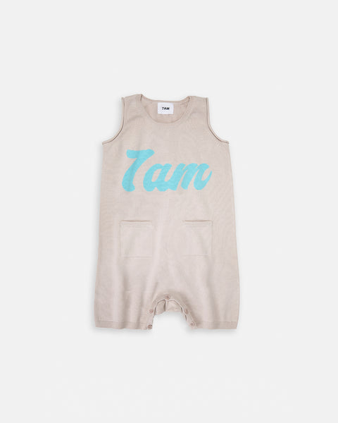 7AM Logo Boxy Romper