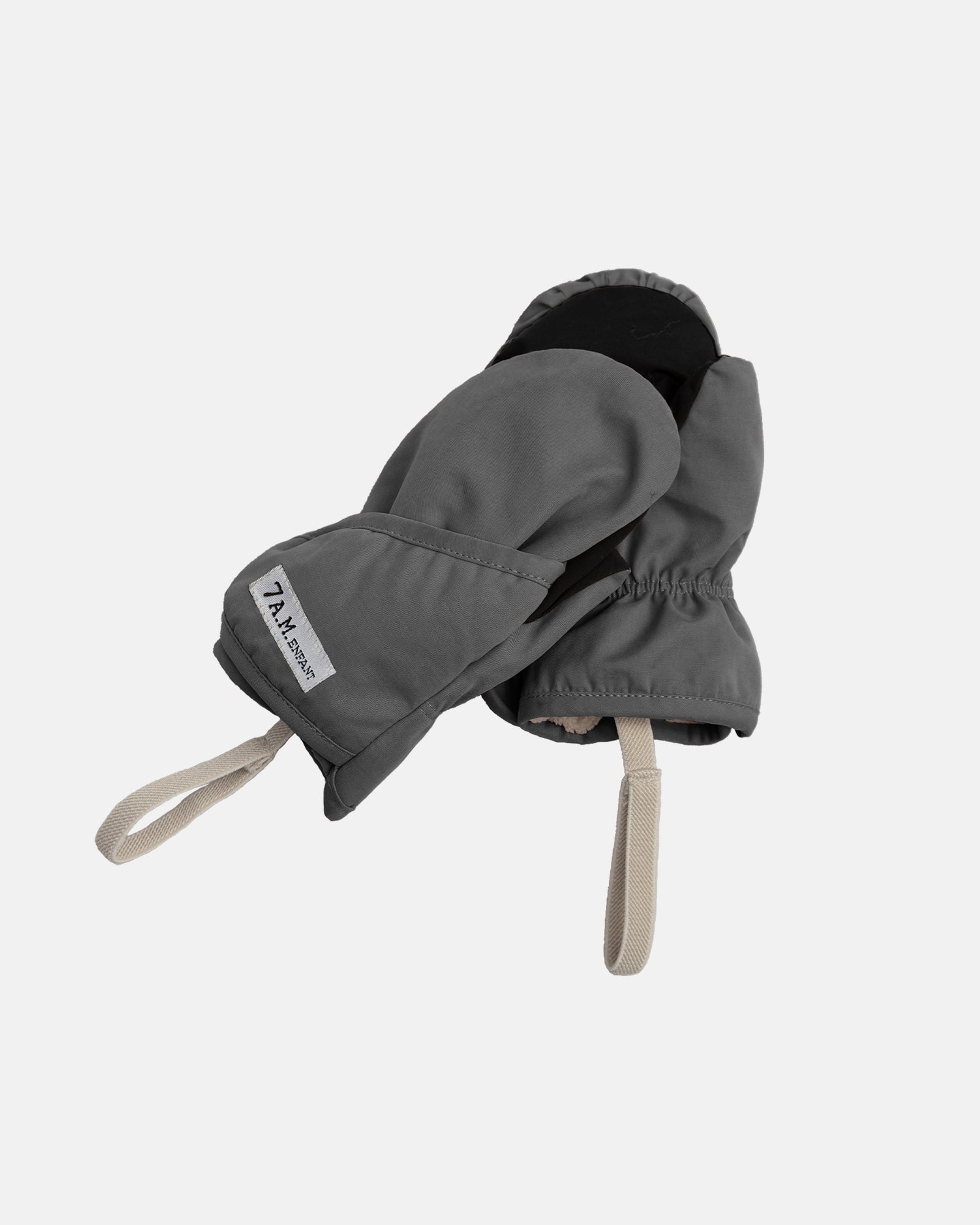 7AM Enfant Benji Plush Mittens - Cognac