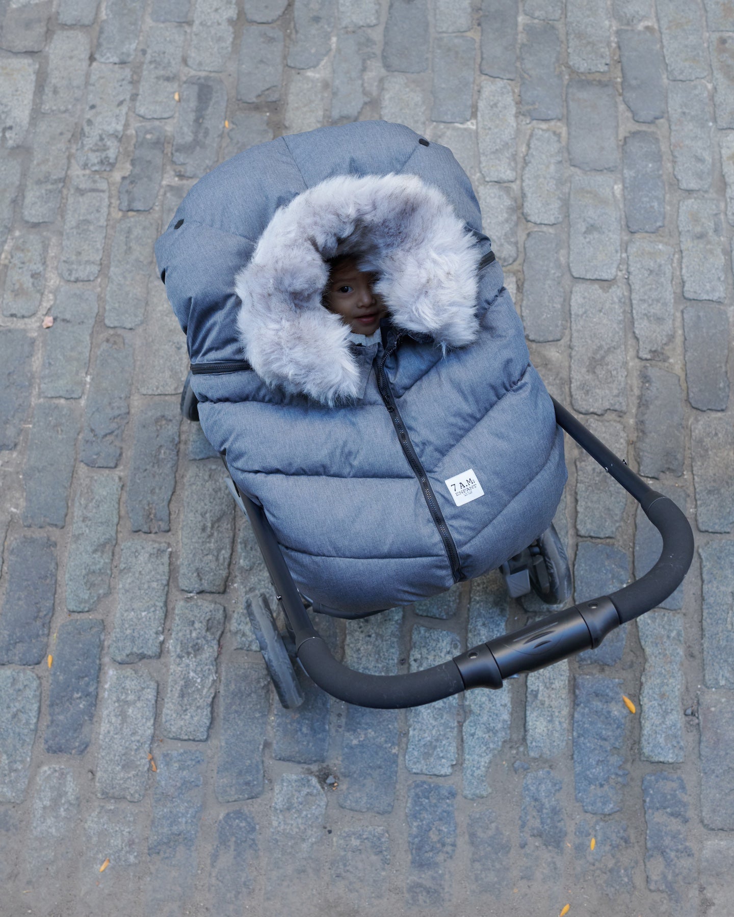 Heather Grey Dark - Arctic Faux Fur//