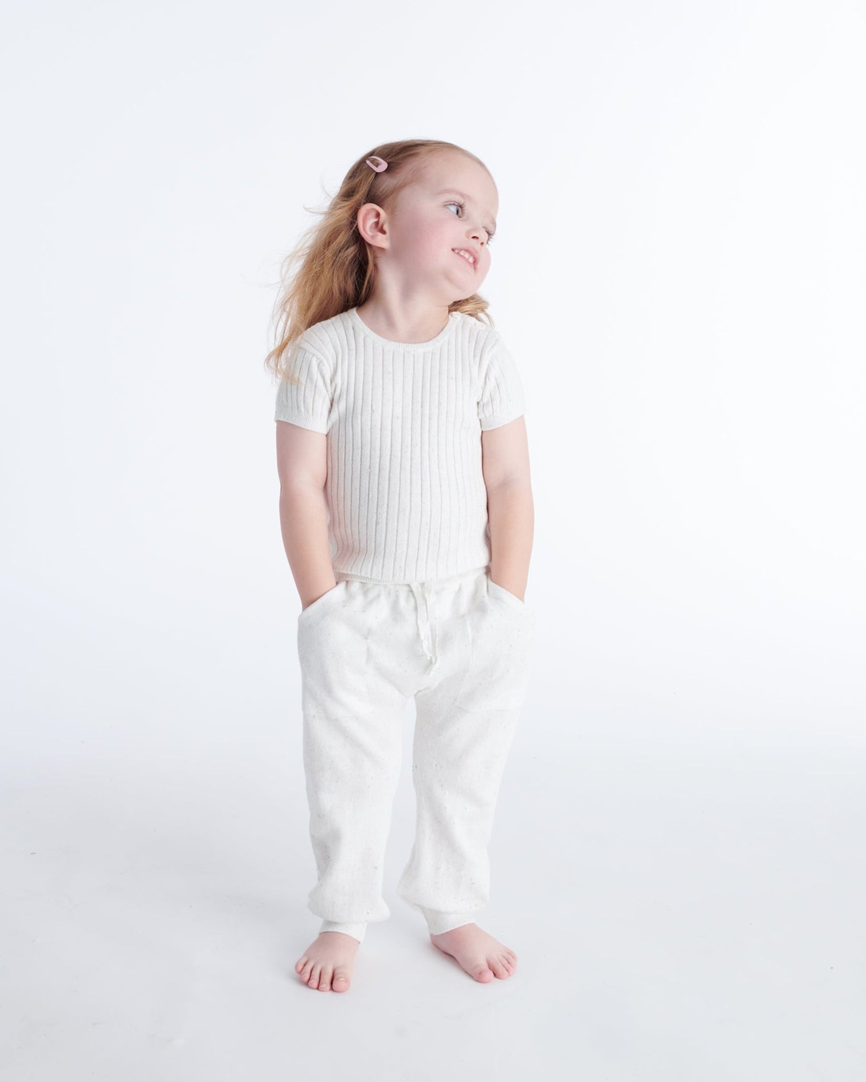 Ribbed Cotton Joggers