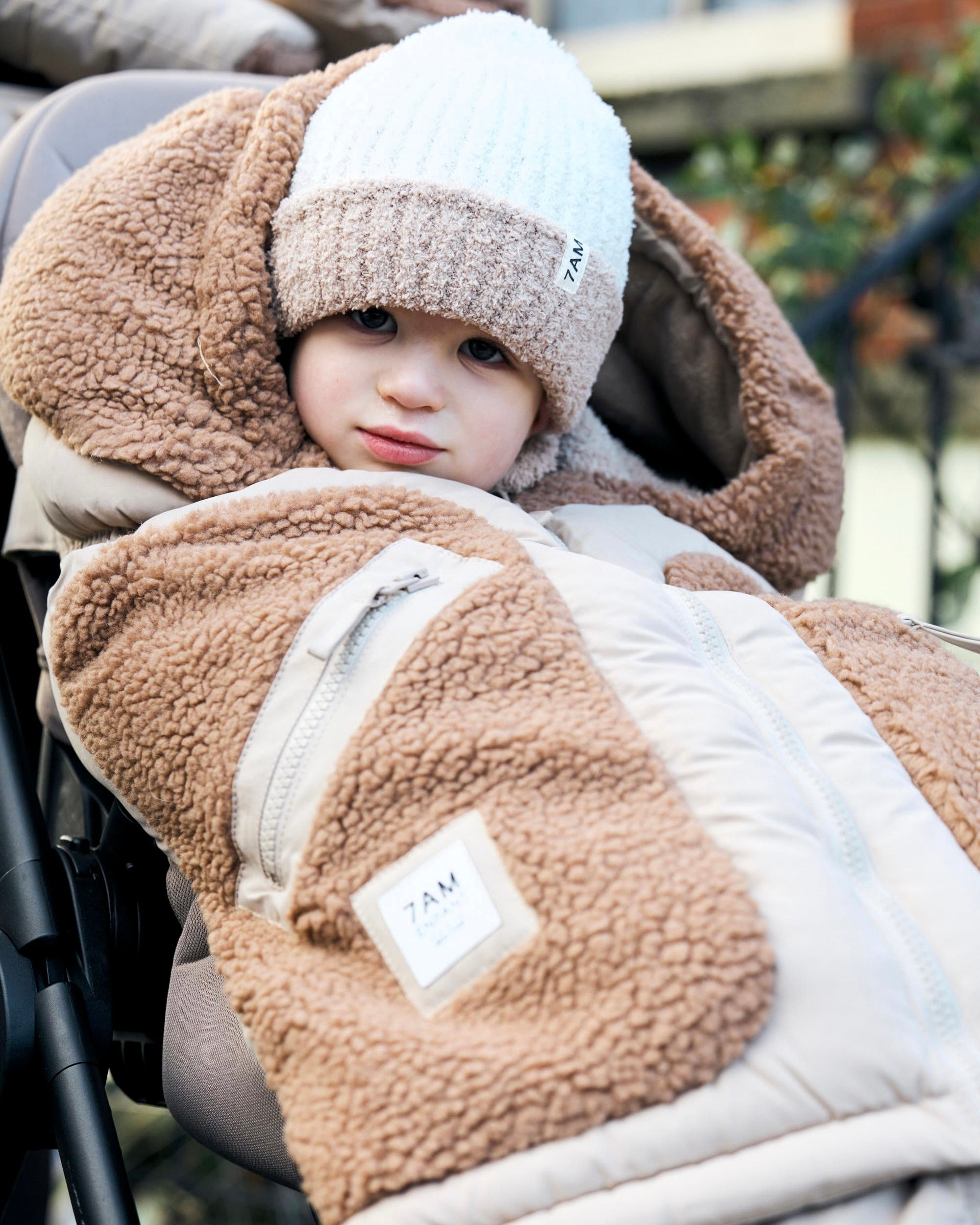 L'Appartement  SZ Baby Blanket (別注) SZ BLOCKPRINTS(エスゼット ブロックプリント)｜BABY BLANKET FLEUR