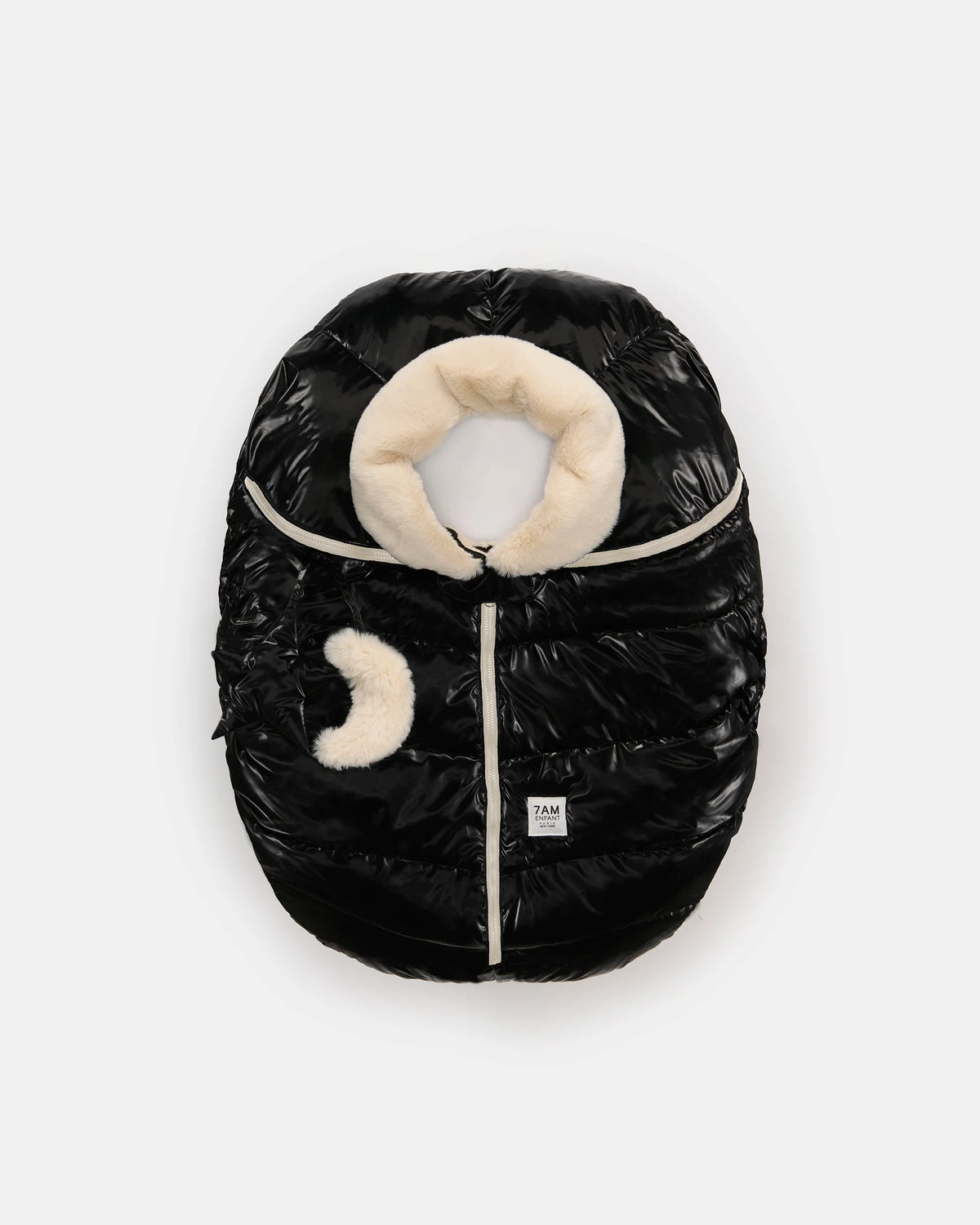 Black Liquid Shine Arctic Faux Fur