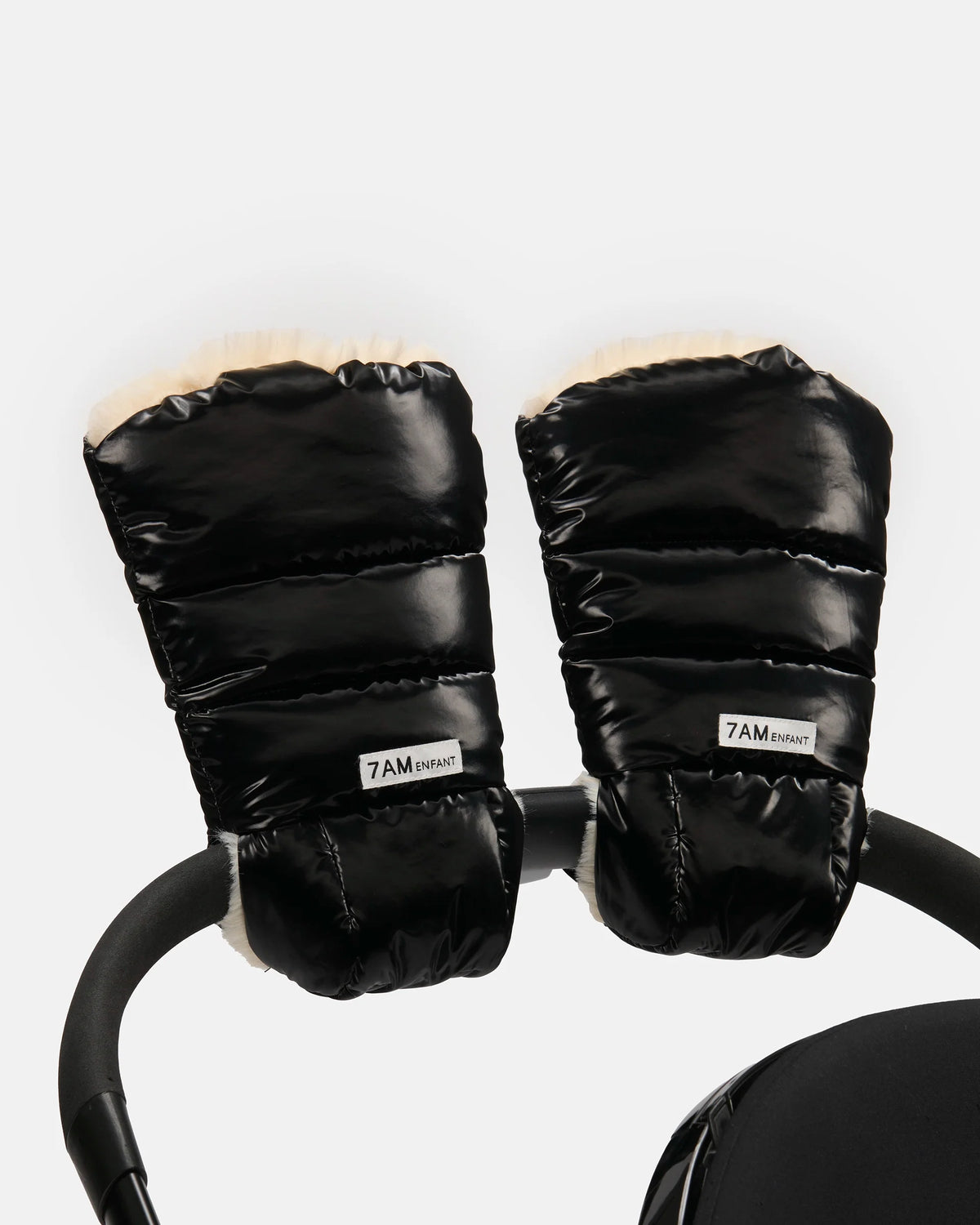 Black Liquid Shine Arctic Faux Fur