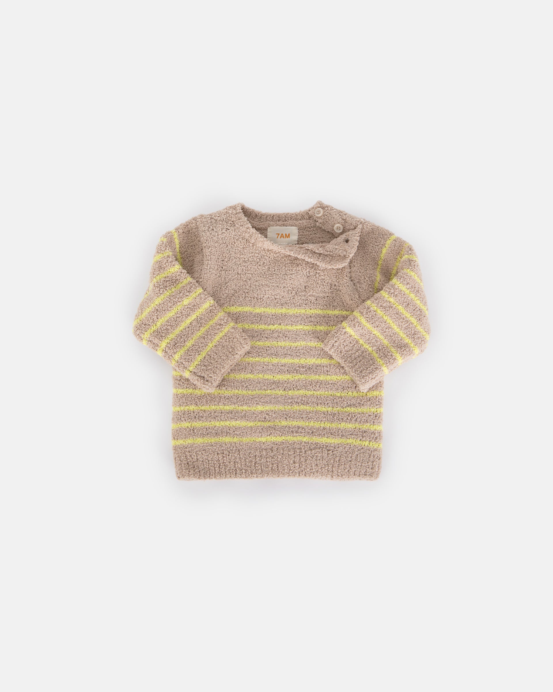 Long Sleeve Top Striped - Fuzzy