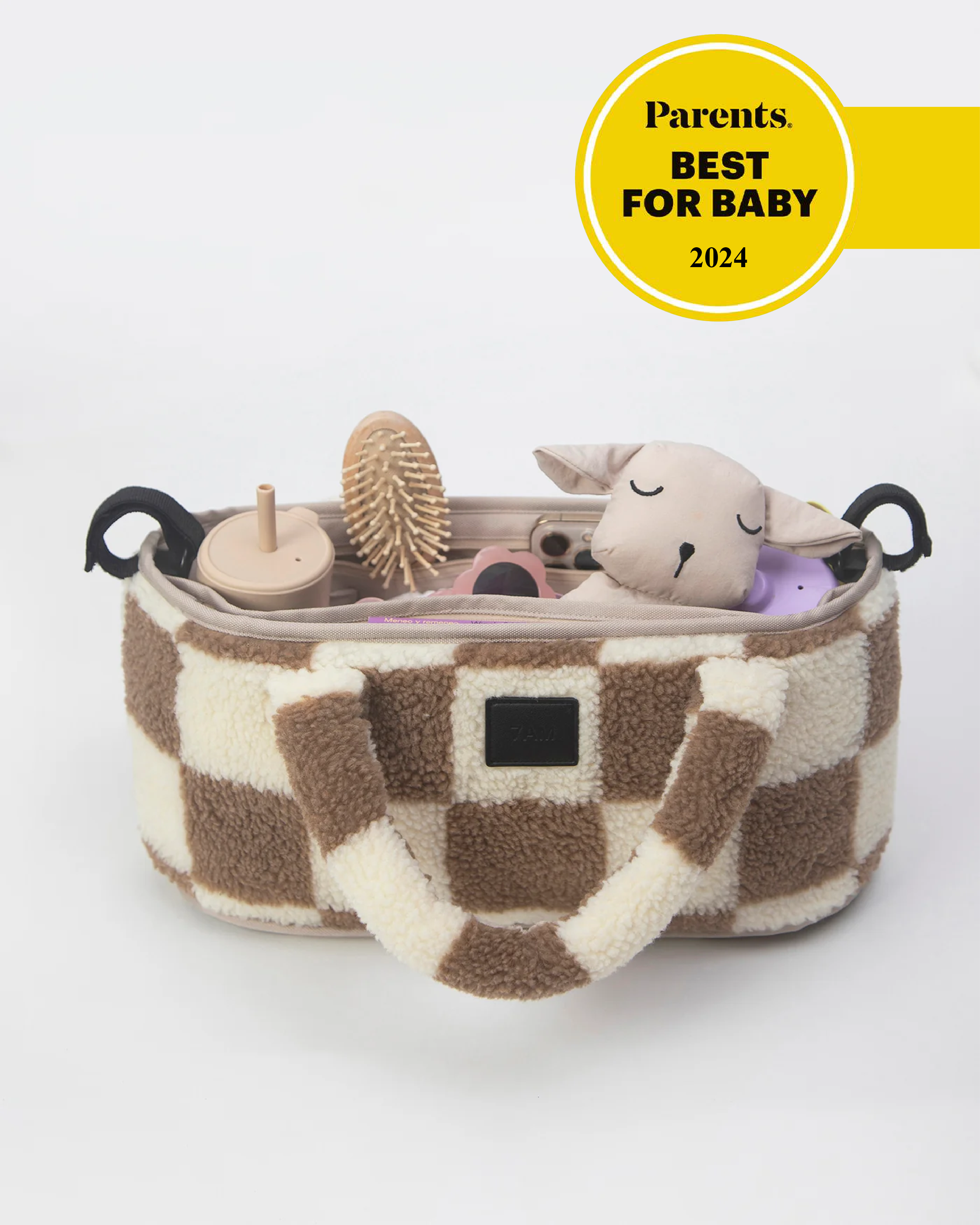 Romy Stroller Organizer - Checker Berber