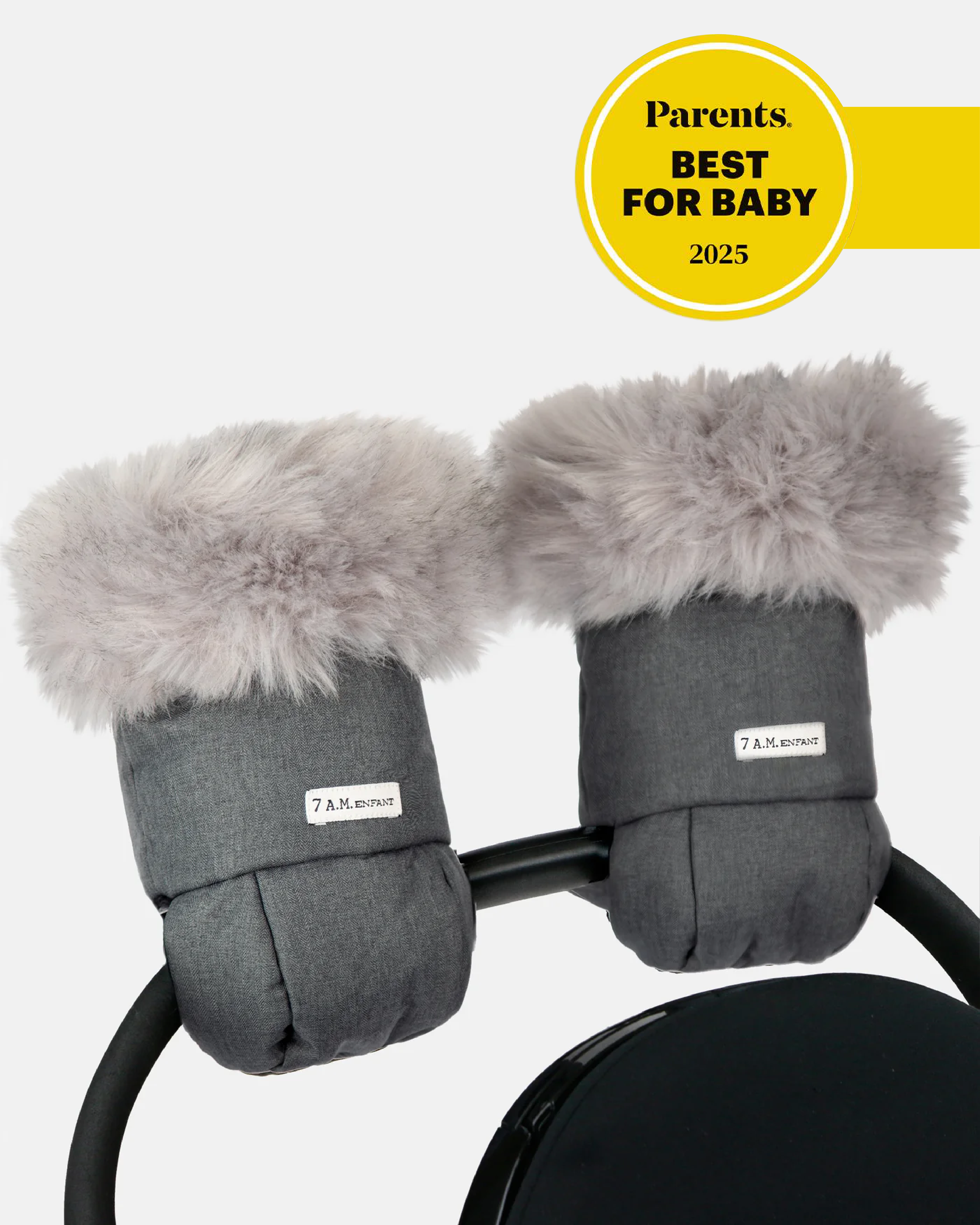 Heather Grey Dark - Arctic Faux Fur//