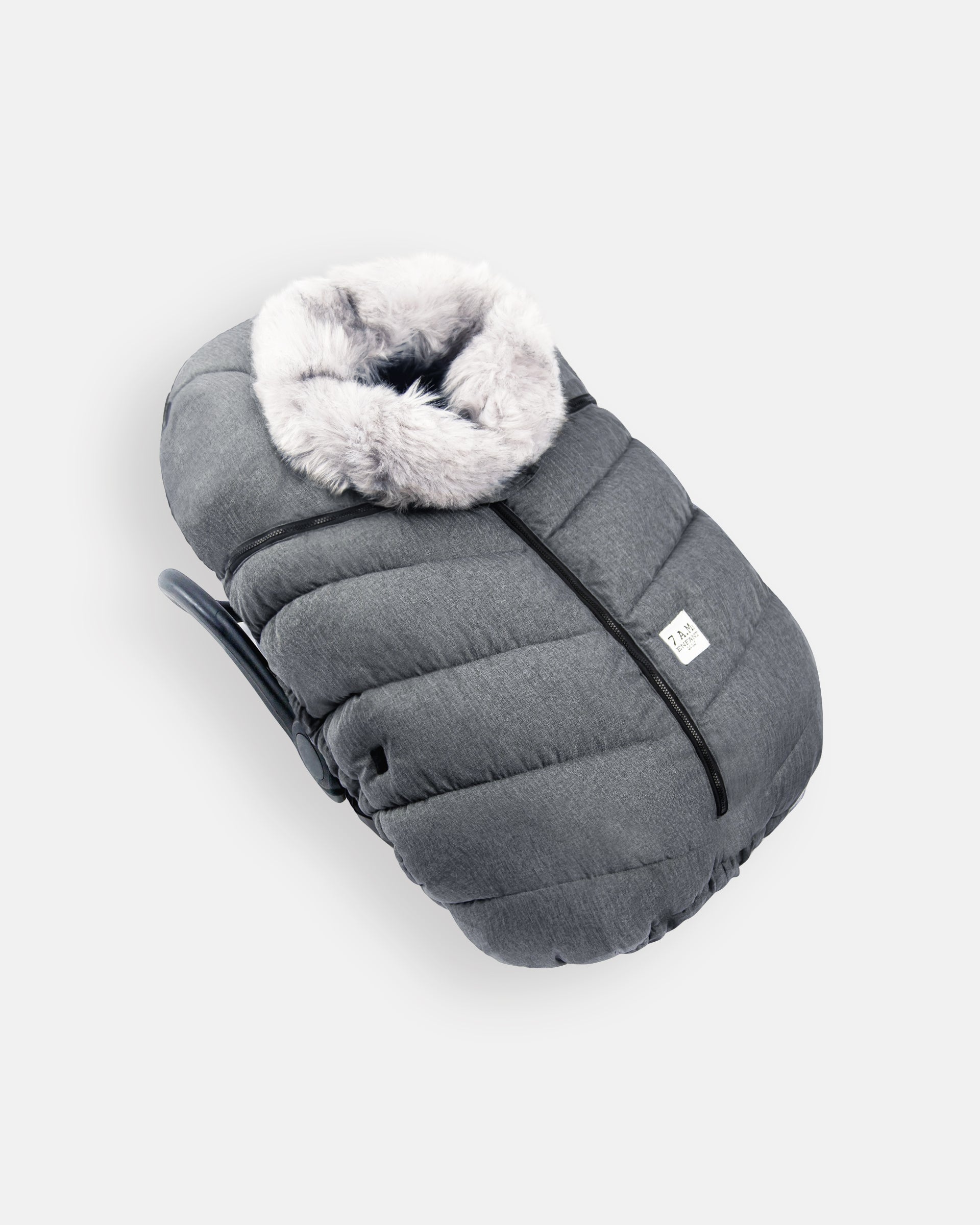 Heather Grey Dark - Arctic Faux Fur//