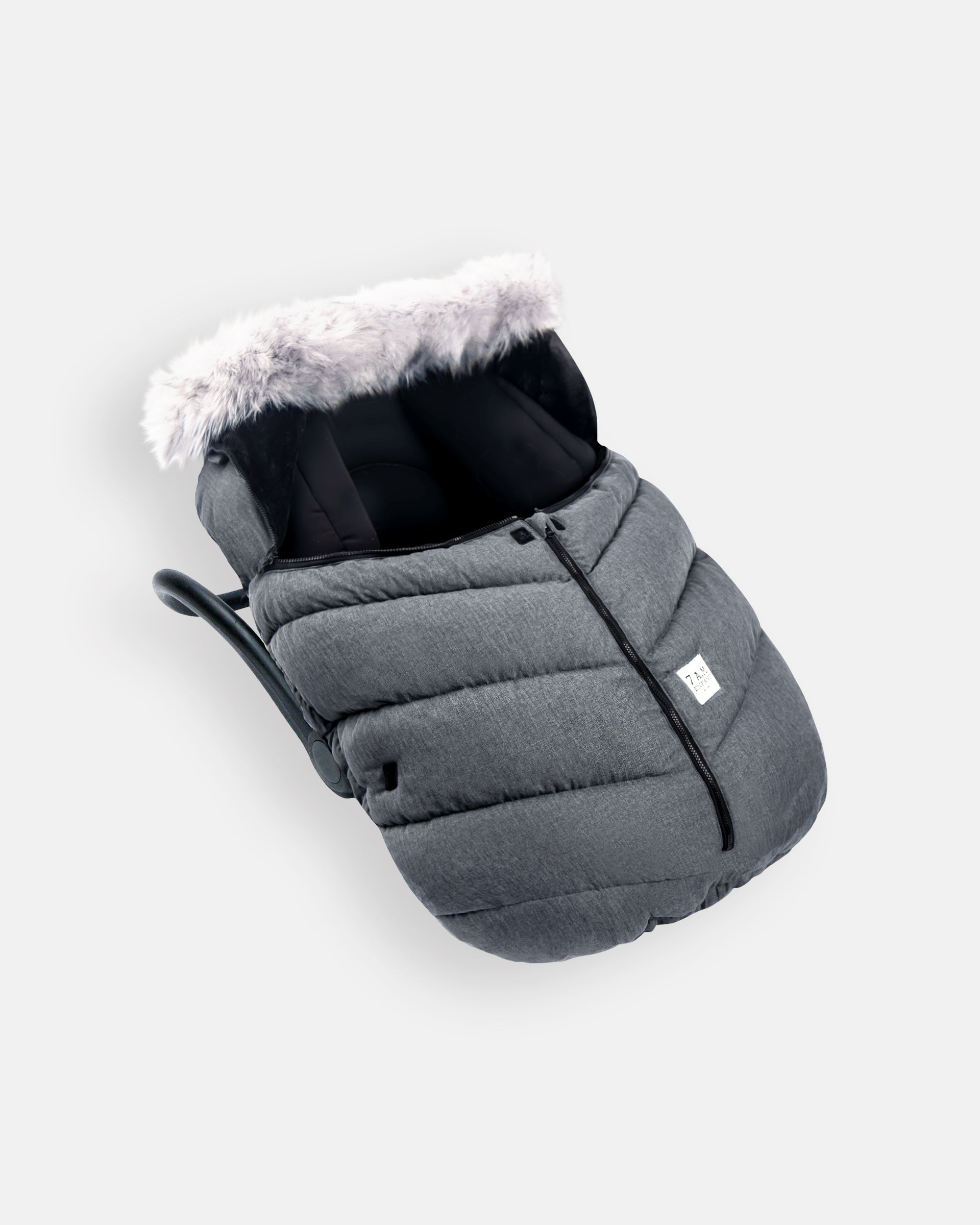 Heather Grey Dark - Arctic Faux Fur//