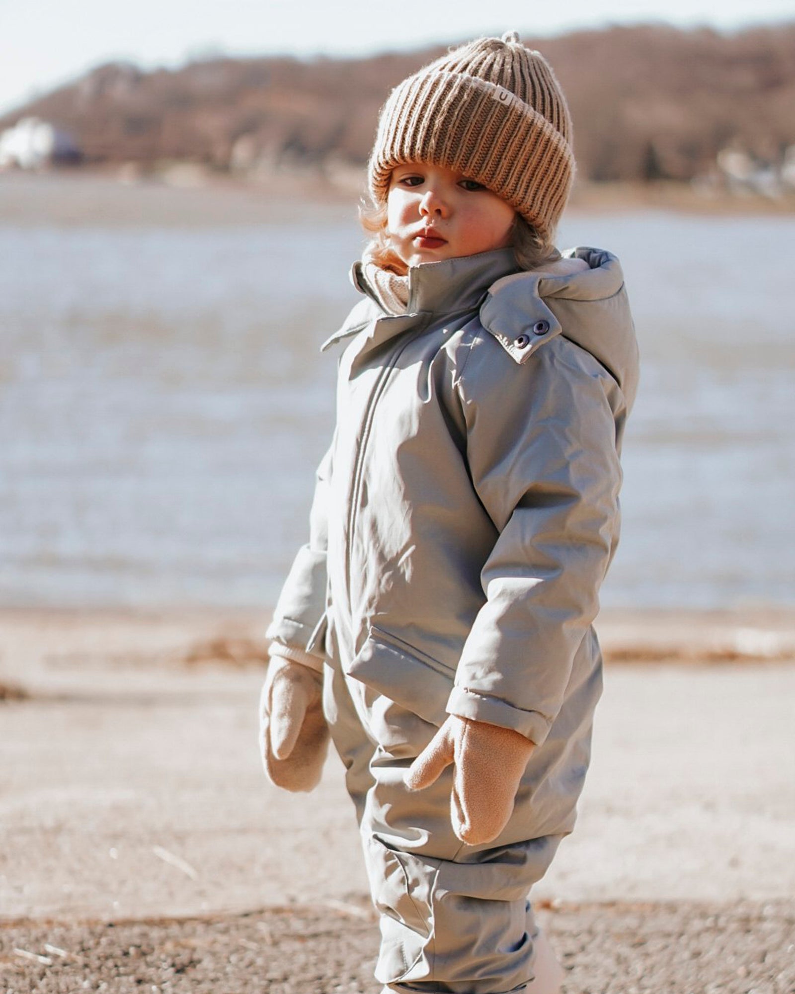 7AM Enfant Benji Plush Snowsuit - Cognac main image 1