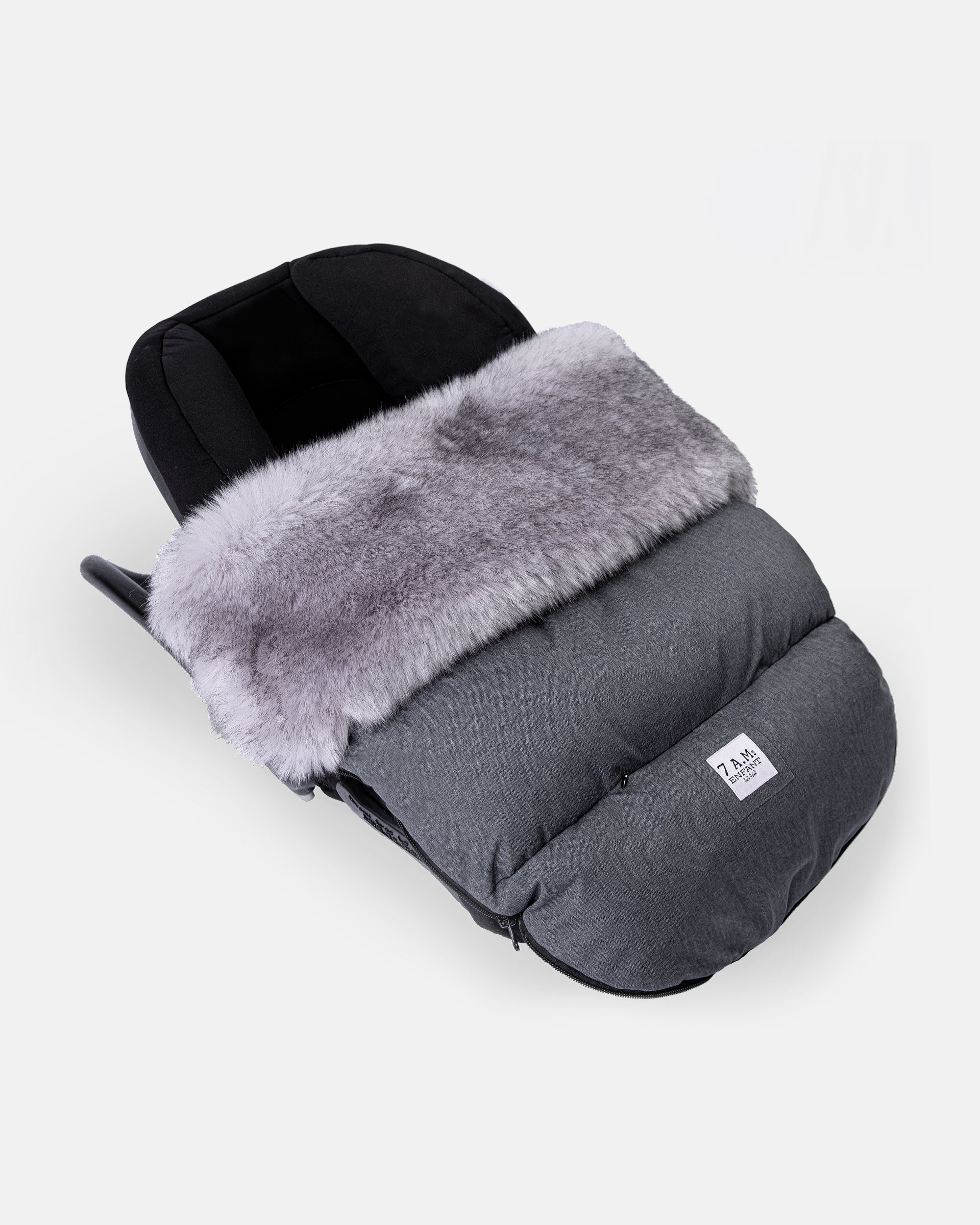 Heather Grey Dark - Arctic Faux Fur//