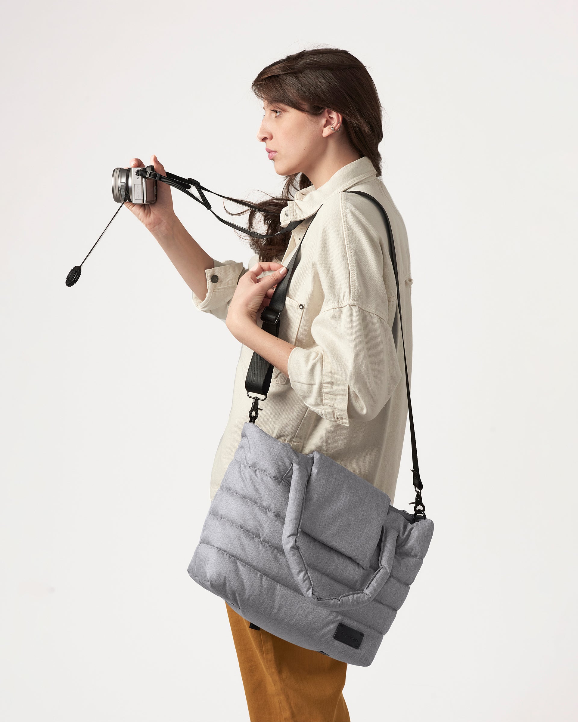 Heather Grey/Diaper Bag/