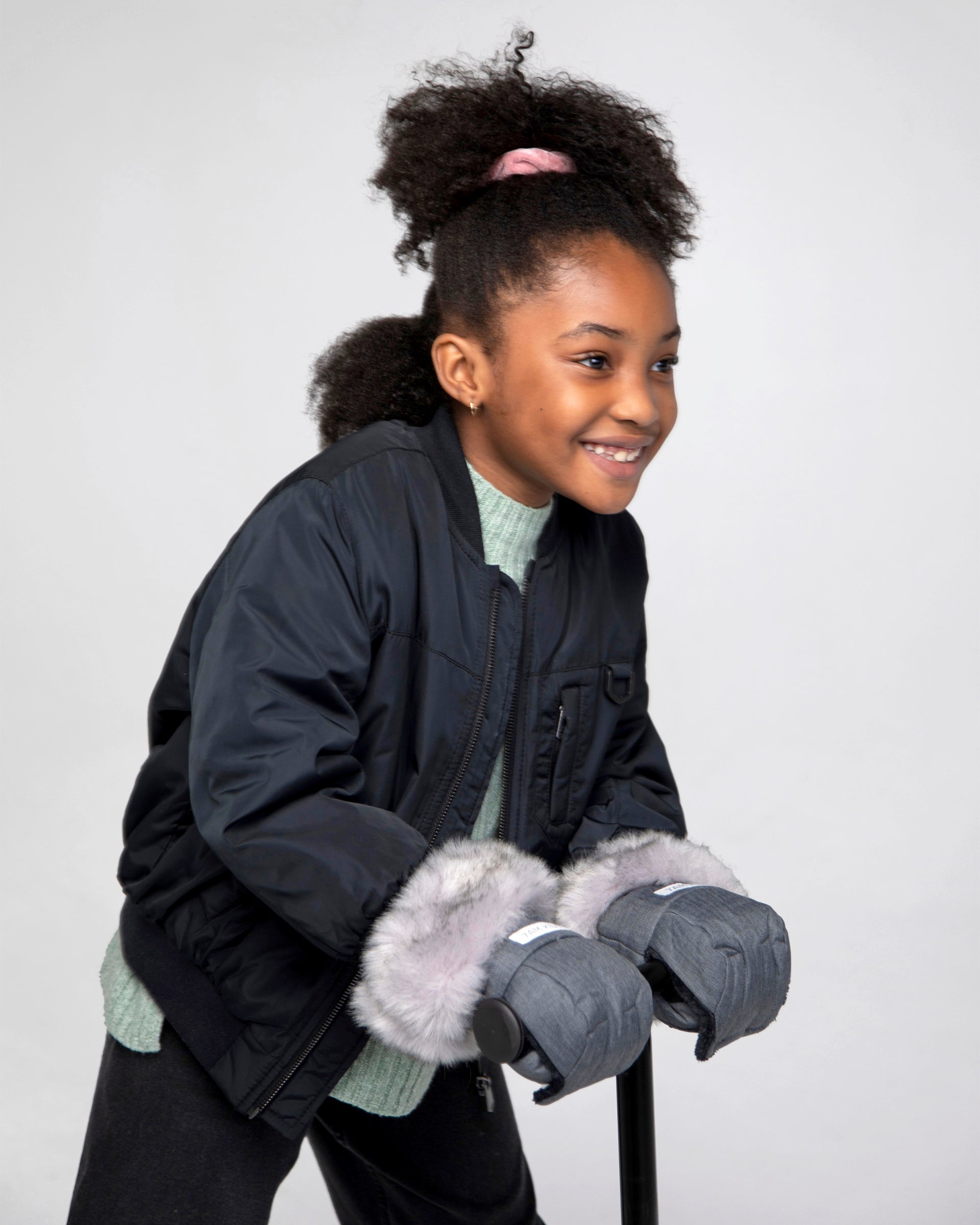Heather Grey Dark - Arctic Faux Fur//